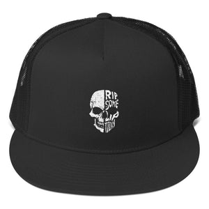 Half Skull Trucker Cap - Rip Some Lip 