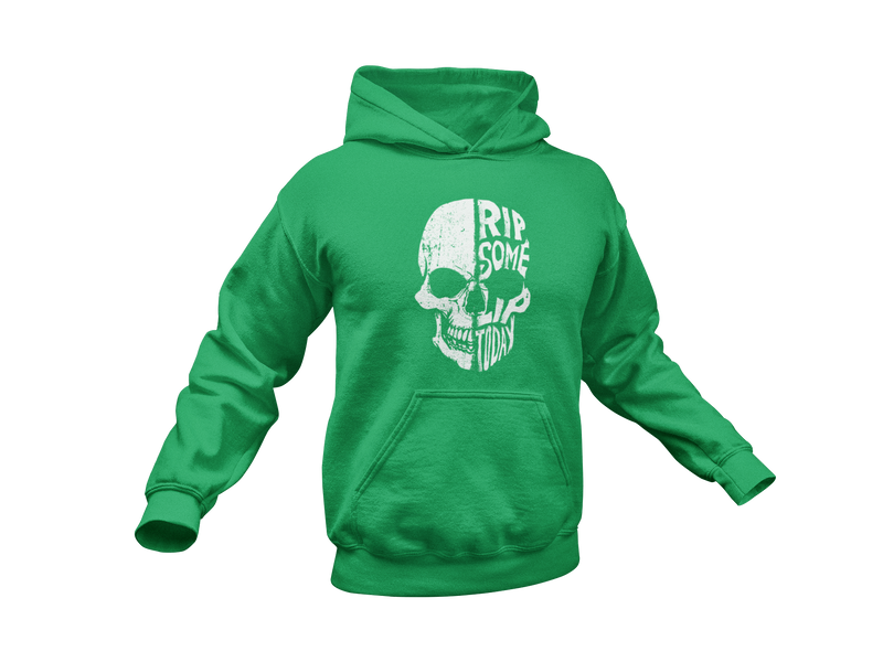 The Best Skull Hoodie in Green
