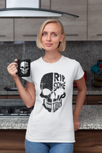 Load image into Gallery viewer, Half Skull T Shirt