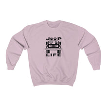 Load image into Gallery viewer, pink Jeep Dog Life Sweatshirt