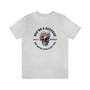 Mom Shirt, Flower Skull, Goddess Shirt, Badass