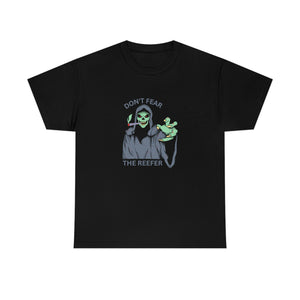 Funny Weed Shirt, Skeleton Shirt, 420 Shirts, Grim Reaper Shirt, Don’t Fear the Reefer