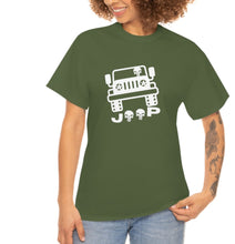 Load image into Gallery viewer, Green Jeep Punisher Skull Shirt
