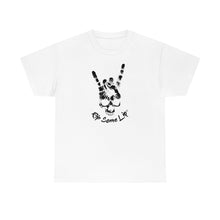 Load image into Gallery viewer, Skeleton Hand Rock On, Rock on Skull T Shirt, Skull T Shirt, Rocker Hands, Skeleton Hand Shirt, Gothic Clothing