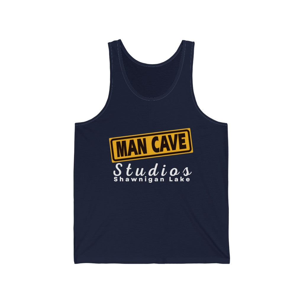 Man Cave Unisex Jersey Tank Top