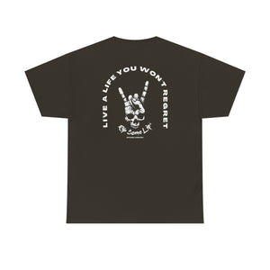 Skull Shirt, Rock Skeleton Hand, Motivational Shirt, Front & Back Design