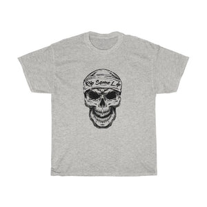 Bandana Skull T Shirt plus size