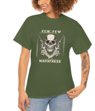 Load image into Gallery viewer, PePew Pew Shirt, Pew Pew Madafakas Shirt, Cool Skull Shirt, Funny Skull Shirt, Pro Gun Shirt, 2nd Amendment Shirt, Freedom Shirt