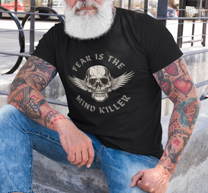 Fear is the Mind Killer, Cool Skull Shirt, Freedom Shirt, Litany against Fear
