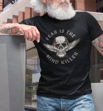 Load image into Gallery viewer, Fear is the mind killer skull shirt