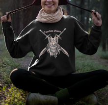 Load image into Gallery viewer, Fearless Queen Skull Sweatshirt