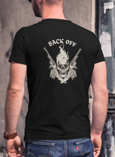 Load image into Gallery viewer, back of shirt design back off 