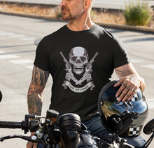Load image into Gallery viewer, I will not comply skull t shirt 