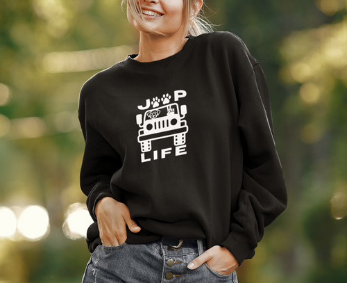 Jeep Dog Life Sweatshirt, Jeep Dog