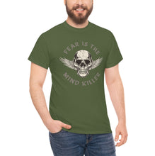 Load image into Gallery viewer, Fear is the Mind Killer, Cool Skull Shirt, Freedom Shirt, Litany against Fear