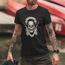Load image into Gallery viewer, dont tread on me black t shirt by Rip Some Lip