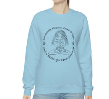 Load image into Gallery viewer, Peace Love Light and go Fuck yourself Sweatshirt
