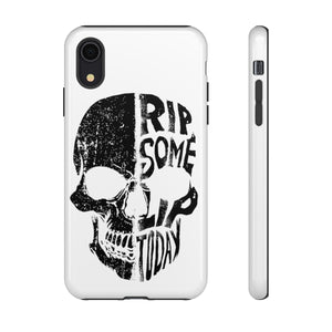 Half Skull Phone Case - Rip Some Lip 
