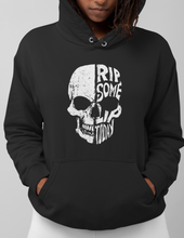 Load image into Gallery viewer, Half Skull hoodie by Rip Some Lip