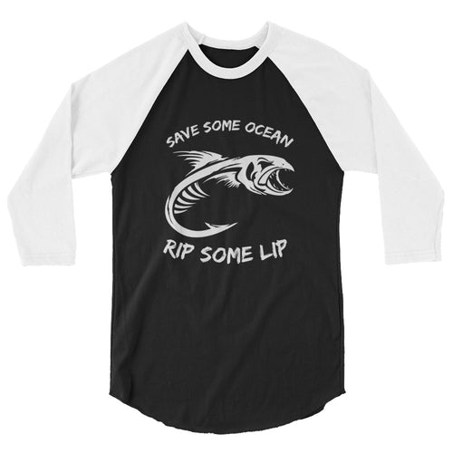 Save Some Ocean 3/4 Shirt - Rip Some Lip 