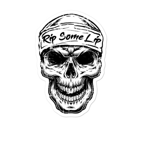 Bandana Skull Sticker