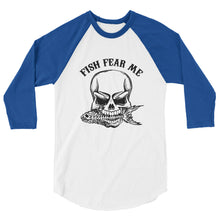 Load image into Gallery viewer, Fish Fear Me 3/4 Shirt - Rip Some Lip 