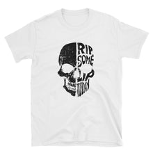 Load image into Gallery viewer, Half Skull T Shirt - Rip Some Lip 