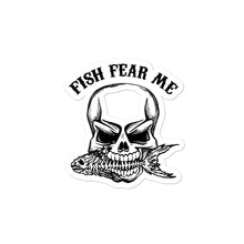 Load image into Gallery viewer, Fish Fear Me  sticker
