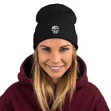 Load image into Gallery viewer, Half Skull Beanie - Rip Some Lip 