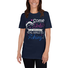 Load image into Gallery viewer, Real Girls Go Fishing Shirt - Rip Some Lip 