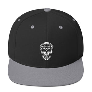Bandana Skull Snap Back Hat