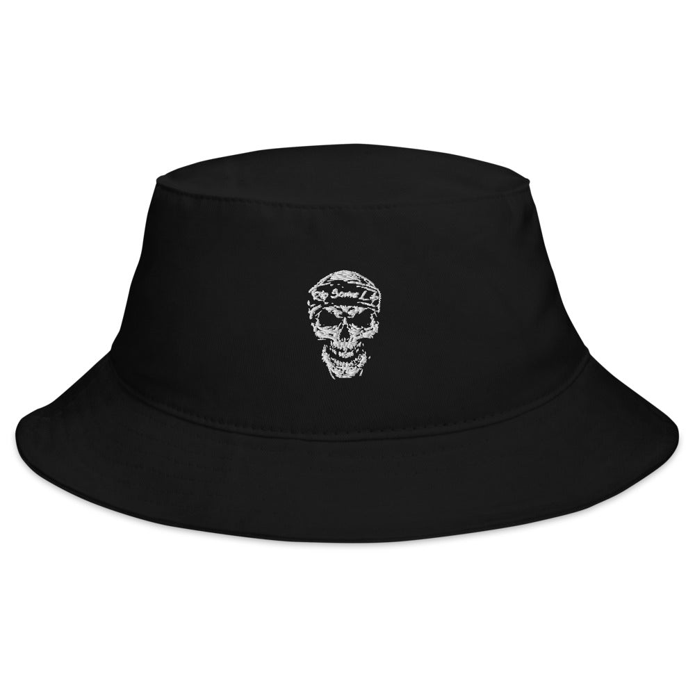 Bandana Skull Rip Some Lip Bucket Hat