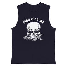 Load image into Gallery viewer, Fish Fear Me Muscle Shirt