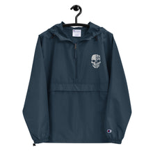 Load image into Gallery viewer, Half Skull Embroidered Champion Packable Jacket - Rip Some Lip 
