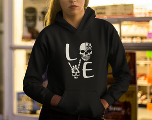 Skull Love Hoodie from Rip Some Lip