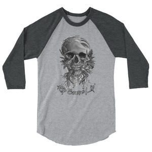 Aloha Skull 3/4  shirt